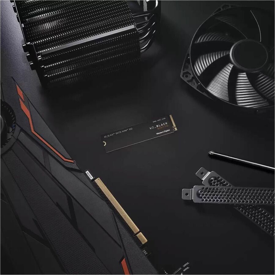 WD Black SN770 WDS100T3X0E-00B3N0 1 TB Solid State Drive - M.2 2280 Internal - PCI Express NVMe (PCI Express NVMe 4.0 x4) WDS100T3X0E-00B3N0
