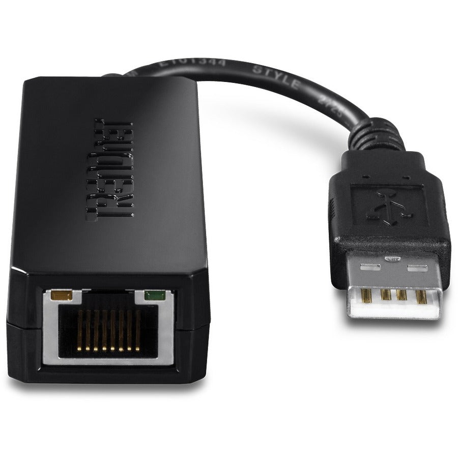 TRENDnet Adaptateur USB 2.0 vers Fast Ethernet, prend en charge Windows et Mac OS, chipset ASIX AX88772A, rétrocompatible avec USB 1.0 et 1.0, vitesses Ethernet 200 Mbps en duplex intégral, noir, TU2-ET100 TU2-ET100