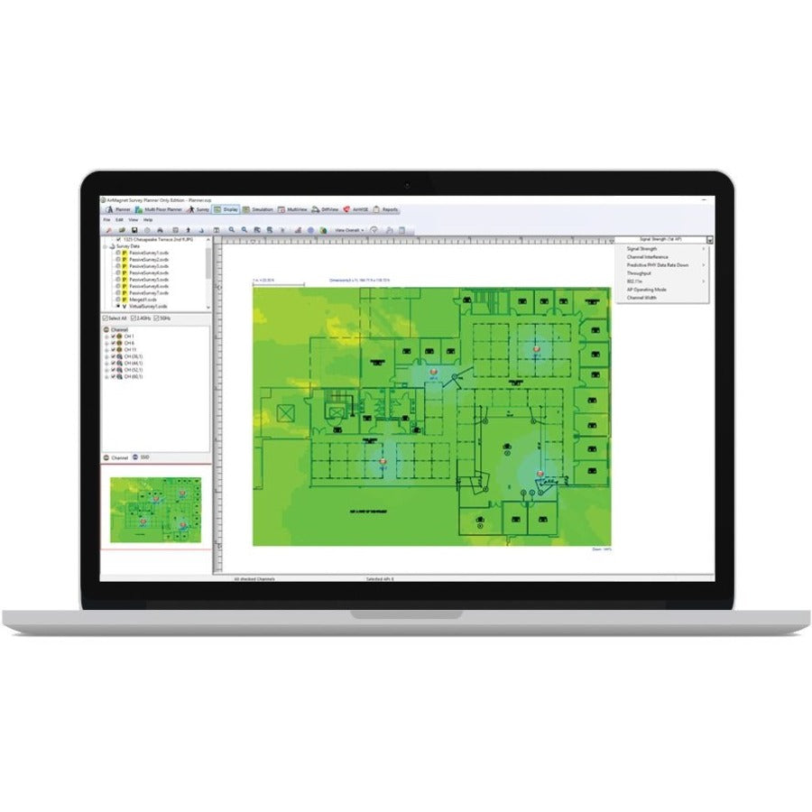 NetAlly AirMagnet Planner - License - 1 User AM/A4012G