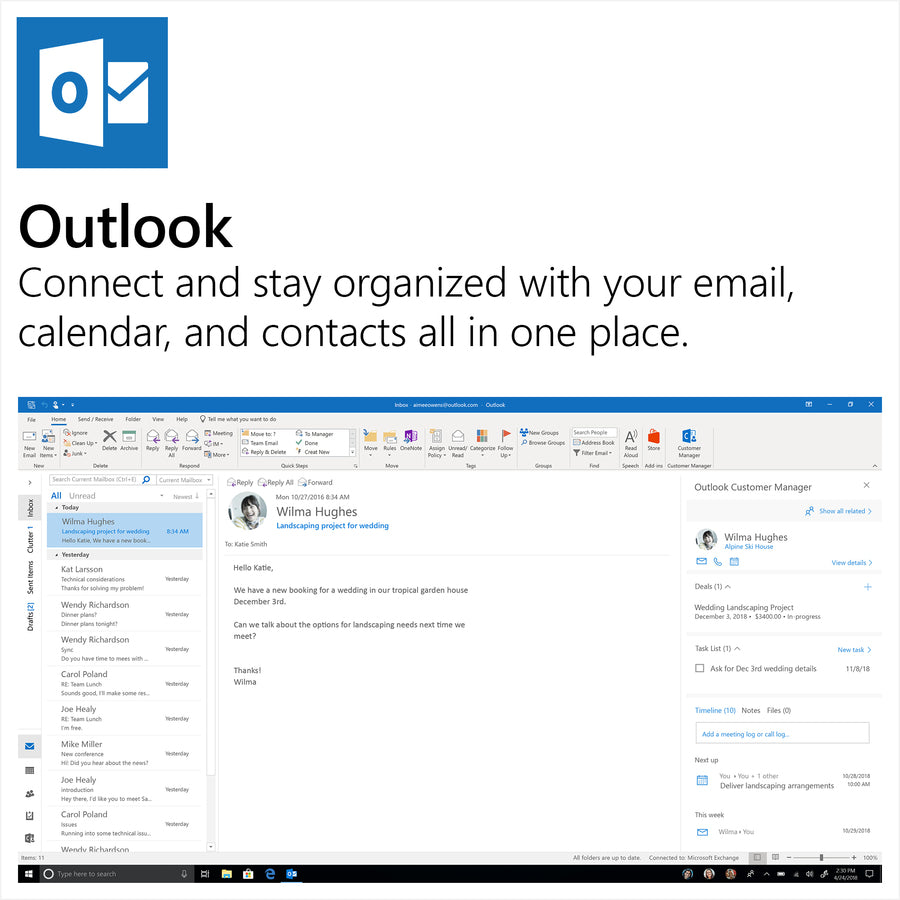 Microsoft Office 365 Personal - Subscription License - 1 PC/Mac, 1 Person - 12 Month QQ2-00021