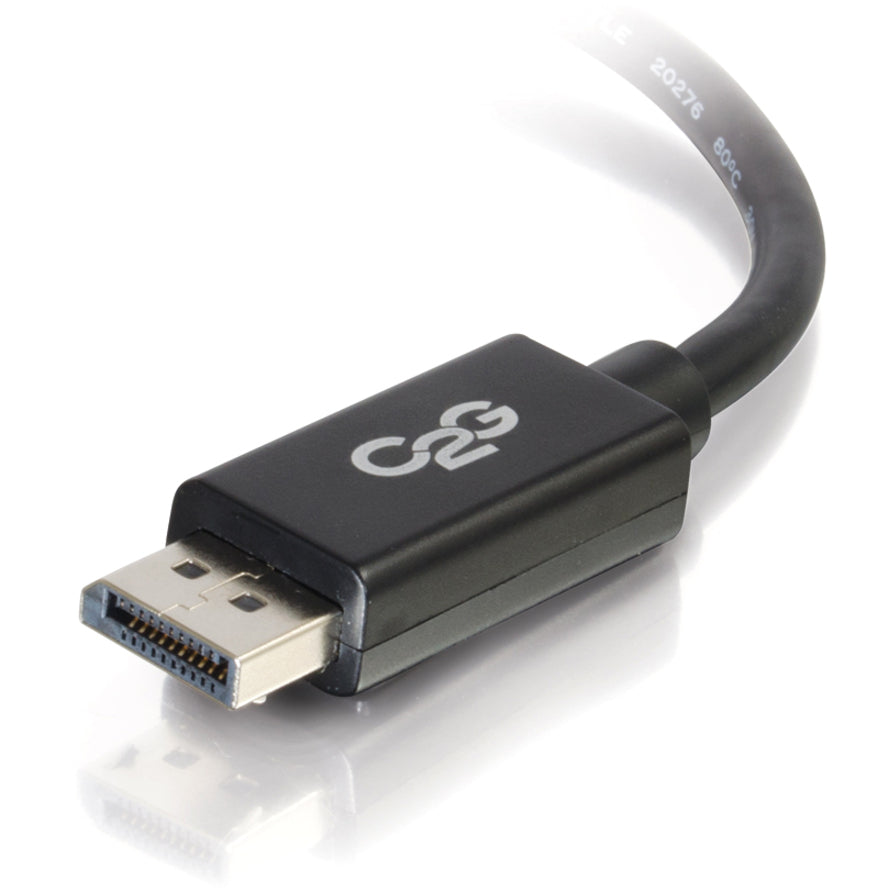 C2G 15ft DisplayPort Cable with Latches 8K UHD M/M - Black 54403