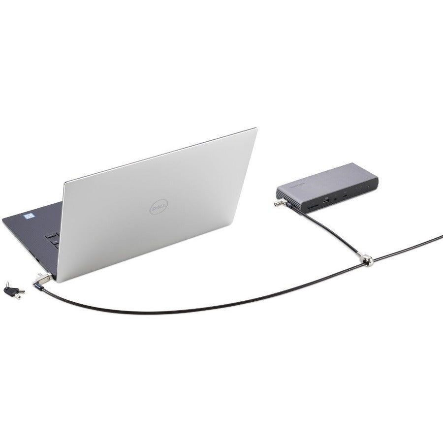 Kensington Slim N17 2.0 Keyed Dual Head Laptop Lock for Wedge-Shaped Slots - Master Keyed K60509M