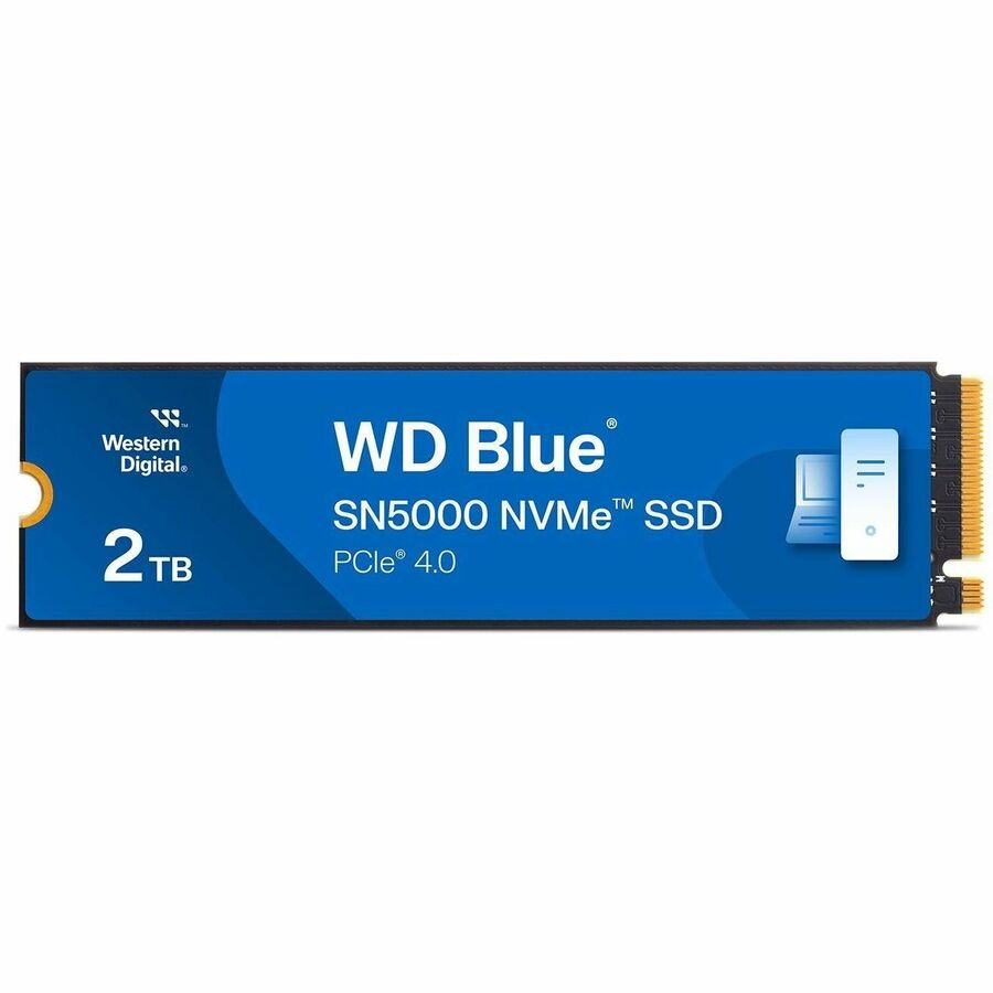 WD Blue SN5000 WDS200T4B0E-00CNZ0 2 TB Solid State Drive - M.2 2280 Internal - PCI Express NVMe (PCI Express NVMe 4.0 x4) WDS200T4B0E-00CNZ0