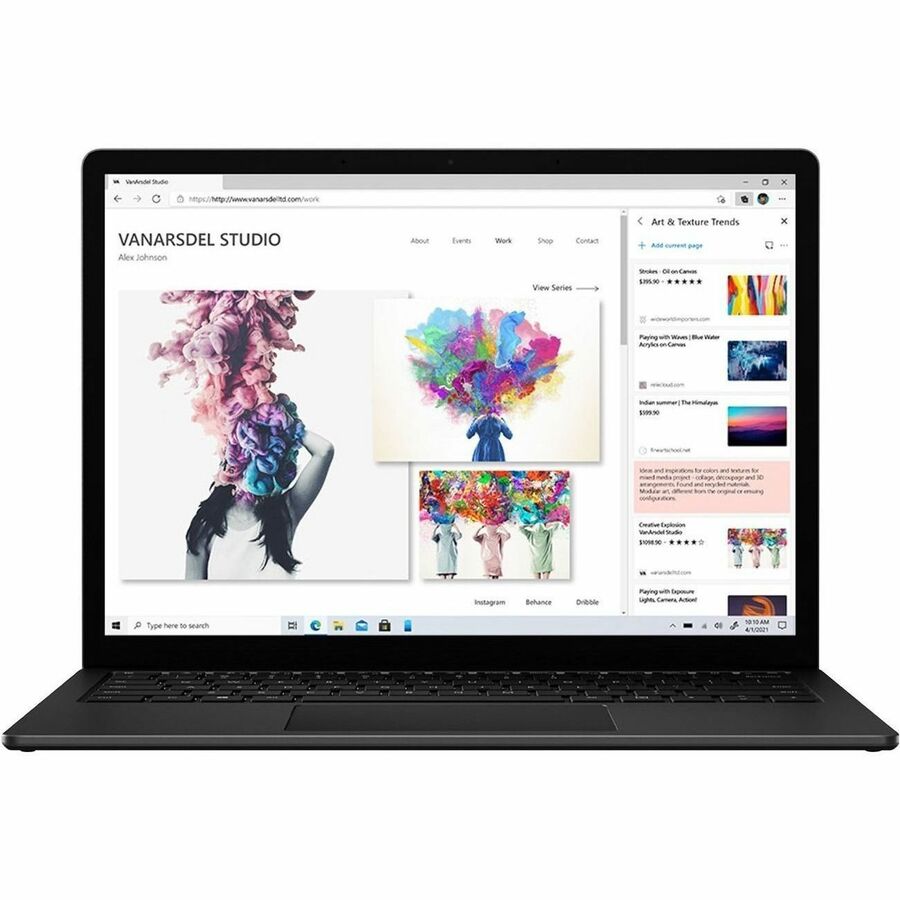 Microsoft Surface Laptop 4 13.5" Touchscreen Notebook - Intel Core i5 - 8 GB - 512 GB SSD - English, French Keyboard - Matte Black LBZ-00001