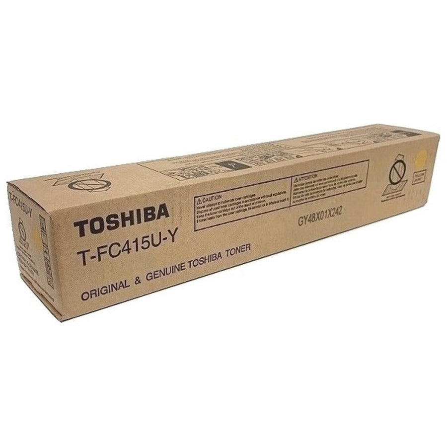 Toshiba Original Laser Toner Cartridge - Yellow - 1 Each TFC415UY