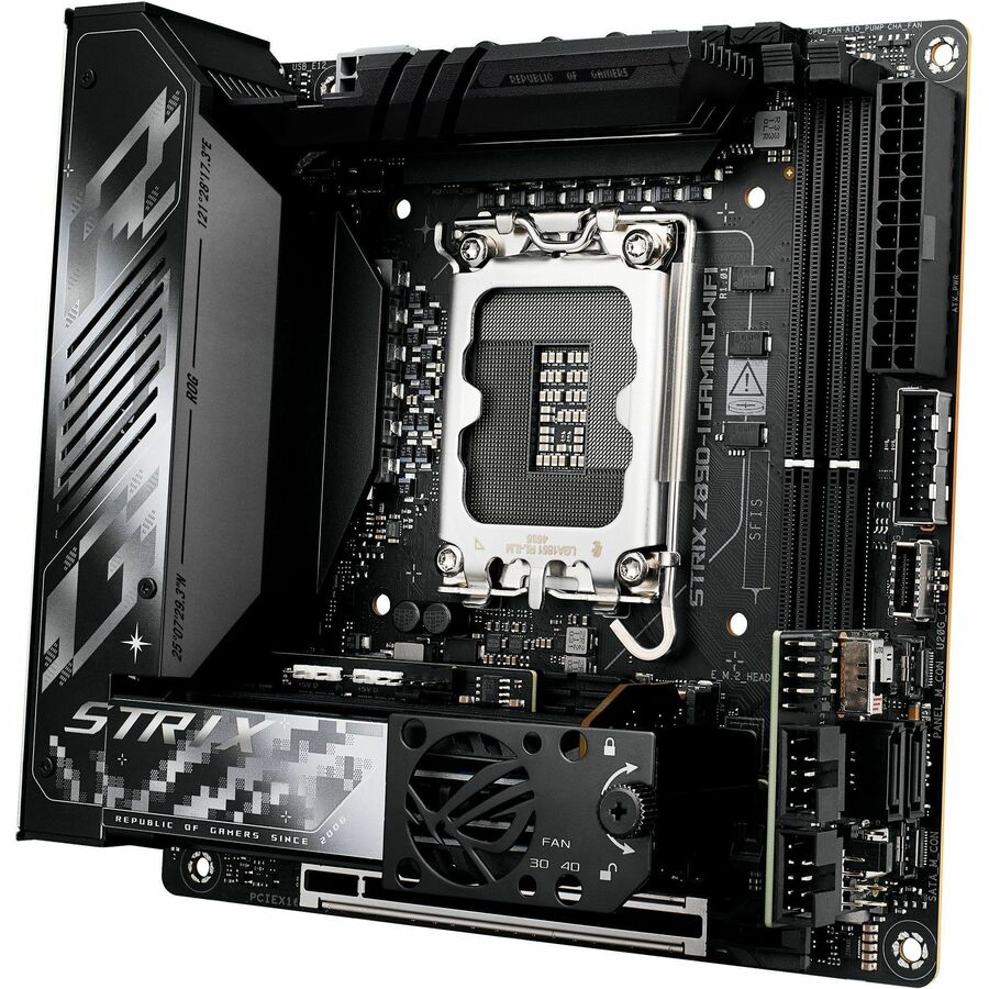 Asus ROG Strix STRIX Z890-I GAMING WIFI Gaming Desktop Motherboard - Intel Z890 Chipset ROG-STRIXZ890-IGAMINGWIFI
