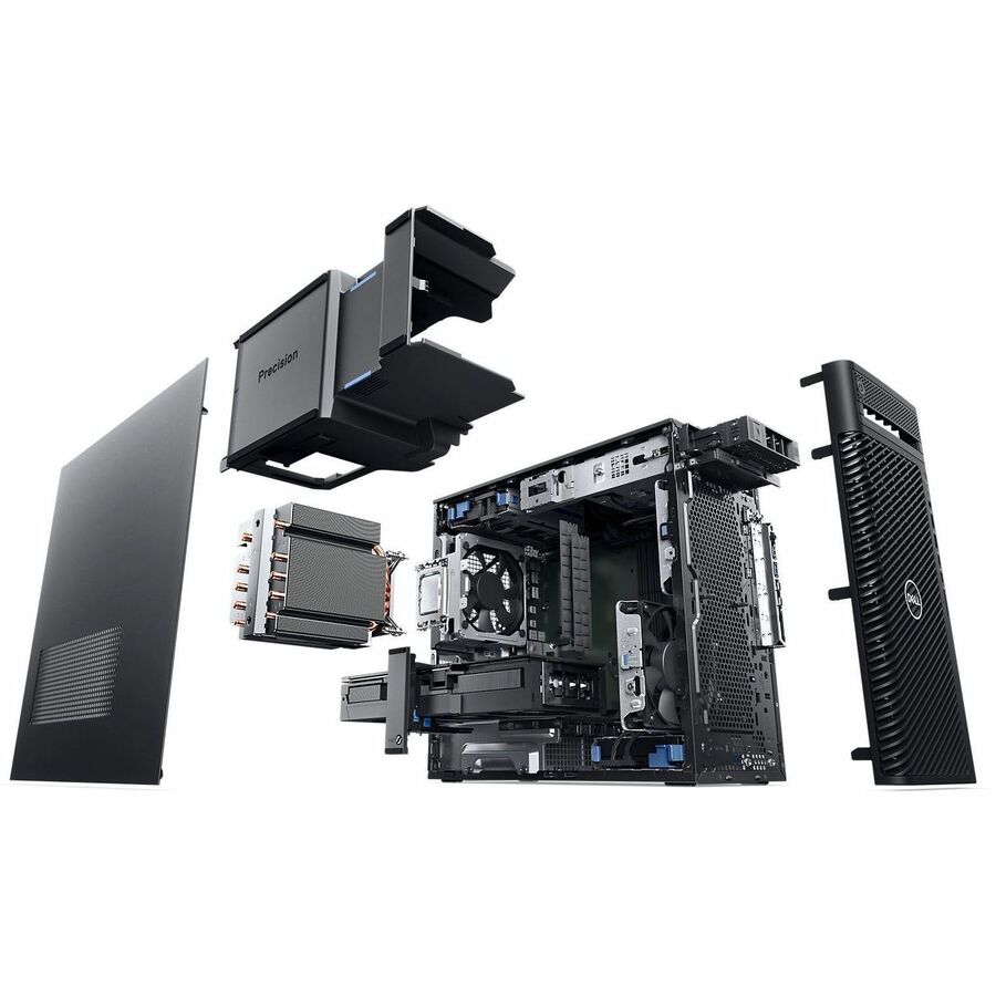Dell Precision 3000 3680 Workstation - Intel Core i5 14th Gen i5-14500 - vPro Technology - 16 GB - 512 GB SSD - Tower - Black VMWDH