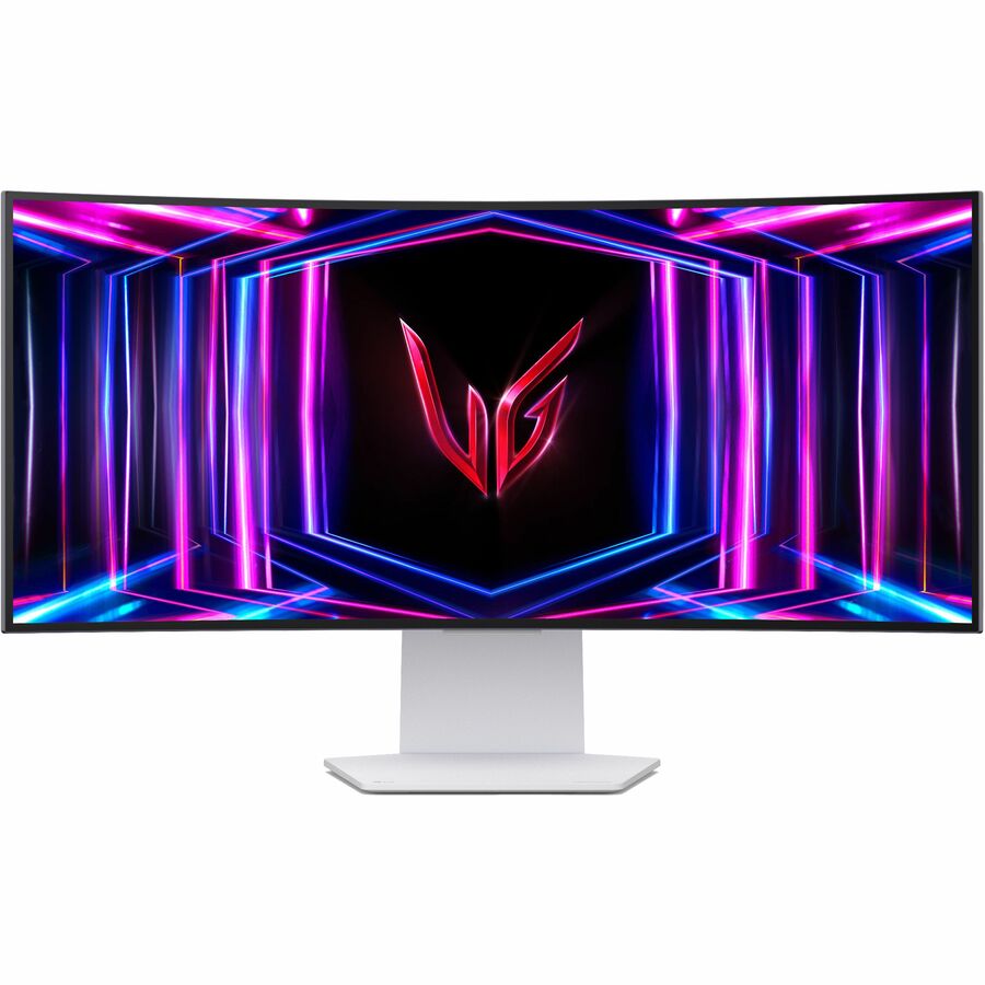 LG UltraGear 34GS95QE-W 34" Class UWQHD Curved Screen Gaming OLED Monitor - 21:9 - White 34GS95QE-W