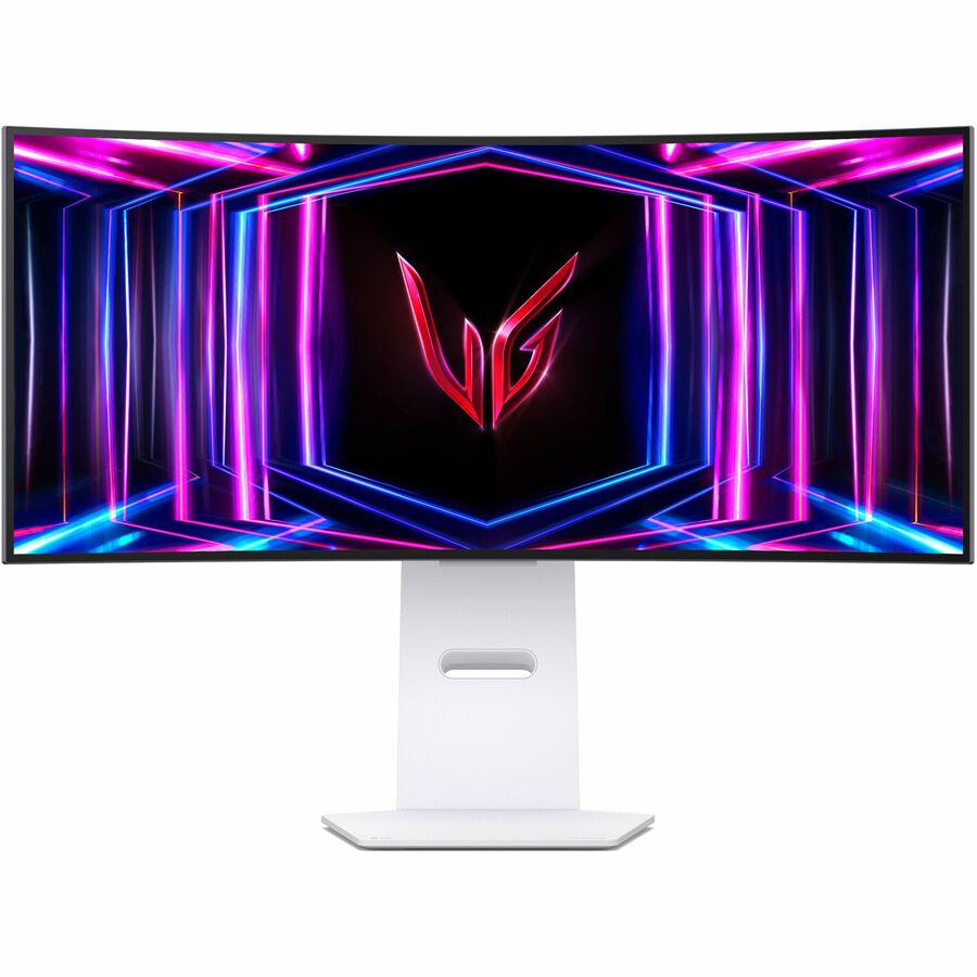 LG UltraGear 34GS95QE-W 34" Class UWQHD Curved Screen Gaming OLED Monitor - 21:9 - White 34GS95QE-W