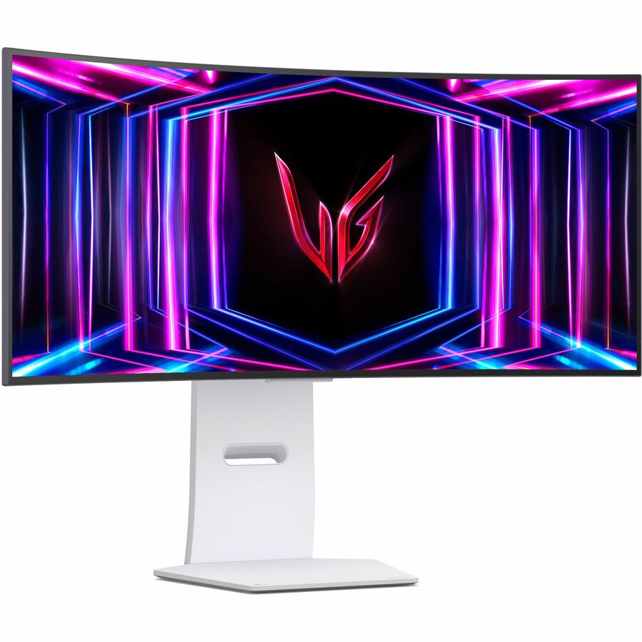 LG UltraGear 34GS95QE-W 34" Class UWQHD Curved Screen Gaming OLED Monitor - 21:9 - White 34GS95QE-W