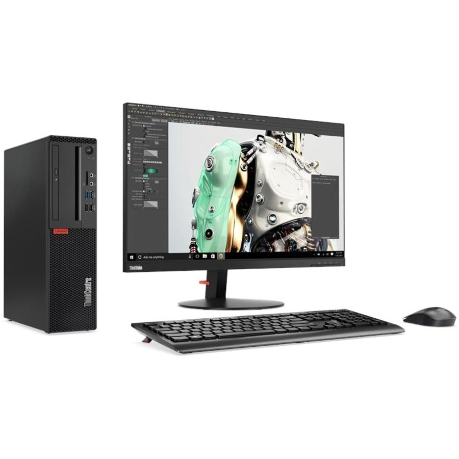 Lenovo ThinkCentre M75s Gen 2 11R80051CA Desktop Computer - AMD Ryzen 5 PRO 5650G - 16 GB - 256 GB SSD - Small Form Factor - Black 11R80051CA
