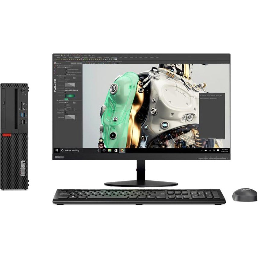 Lenovo ThinkCentre M75s Gen 2 11R80051CA Desktop Computer - AMD Ryzen 5 PRO 5650G - 16 GB - 256 GB SSD - Small Form Factor - Black 11R80051CA