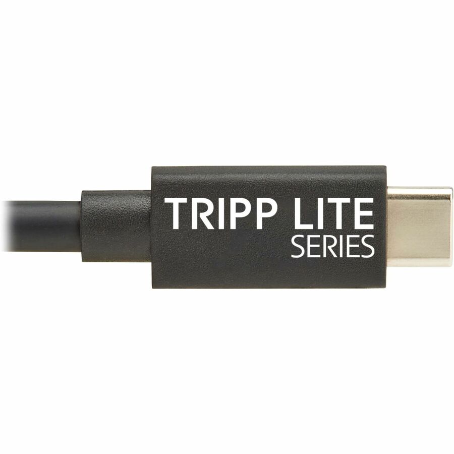 Tripp Lite by Eaton USB4 40Gbps Cable (M/M) - USB-C, 8K 60 Hz, 240W PD Charging, Black, 1.2 m (4 ft. U521-1P2M-BK