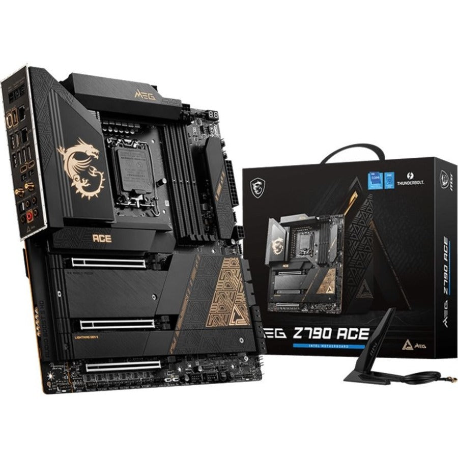 MSI MEG MEG Z790 Ace Gaming Desktop Motherboard - Intel Z790 Chipset - Socket LGA-1700 - Extended ATX Z790ACE
