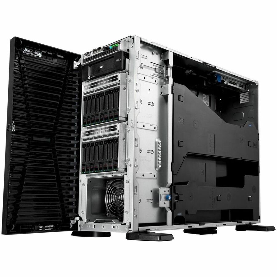 HPE ProLiant ML110 G11 4.5U Tower Server - 1 x Intel Xeon Silver 4510 2.40 GHz - 32 GB RAM - 4 TB HDD - Serial ATA Controller P75329-005