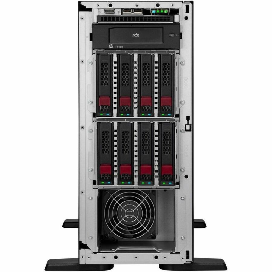 HPE ProLiant ML110 G11 4.5U Tower Server - 1 x Intel Xeon Silver 4510 2.40 GHz - 32 GB RAM - 4 TB HDD - Serial ATA Controller P75329-005
