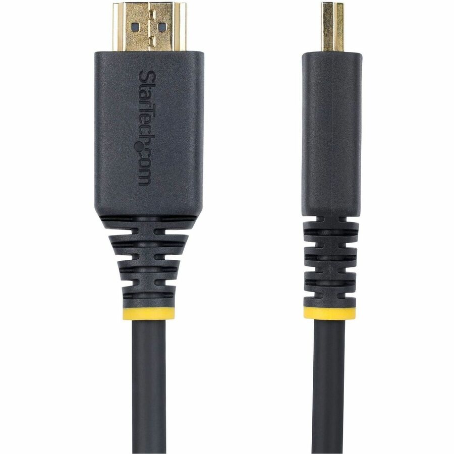 StarTech.com 1ft (30cm) High Speed HDMI Cable, 4K 60Hz/1440p 144Hz, 18Gbps, UHD HDMI 2.0 Cord, TPE Jacket HDMI2-CABLE-4K60-1F