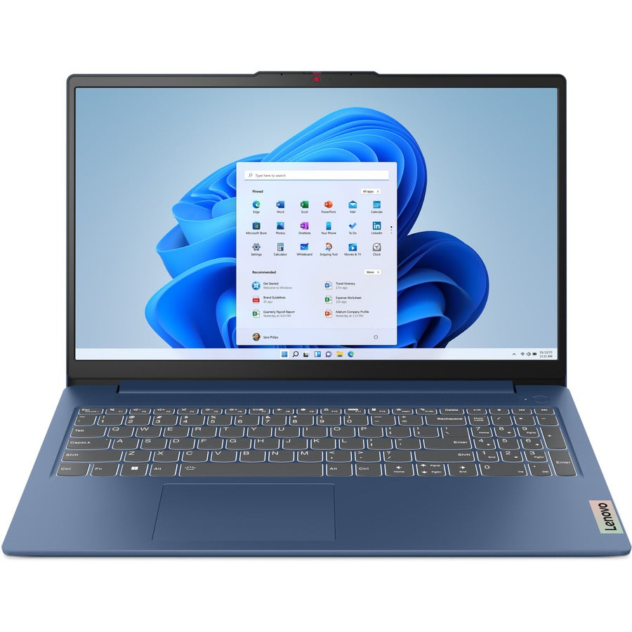 Lenovo IdeaPad Slim 3 15AMN8 82XQ00G1CC 15.6" (396.24 mm) Notebook - Full HD - AMD Ryzen 3 7320U - 8 GB - 512 GB SSD - English Keyboard - Abyss Blue 82XQ00G1CC