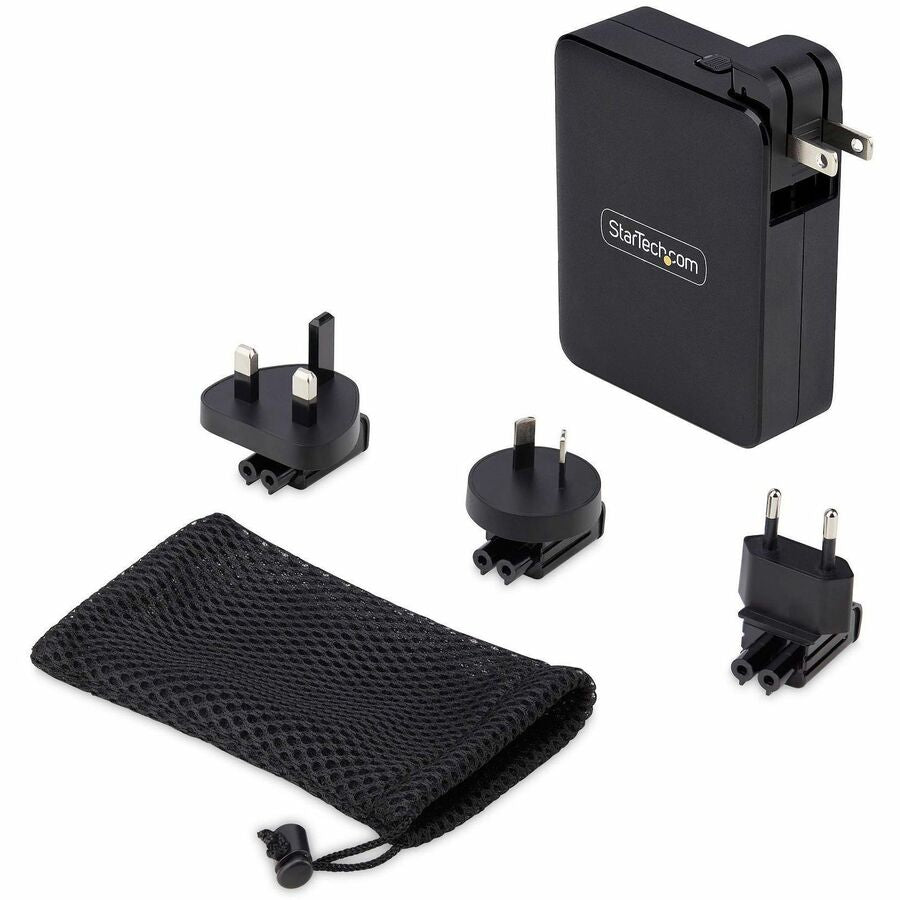 StarTech.com 140W USB-C Wall Charger, 3x USB-C/1x USB-A, PD 3.1 International GaN Power Adapter for MacBook Pro/Max/Dell XPS/Inspiron 3114GCU-WALL-CHARGER