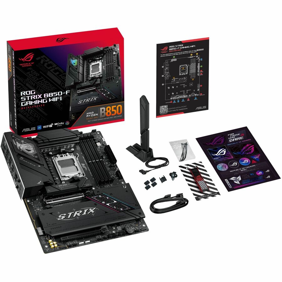 Asus ROG Strix B850-F GAMING WIFI Gaming Desktop Motherboard - AMD B850 Chipset - Socket AM5 - ATX ROGSTRIX B850-FGAMINGWIFI