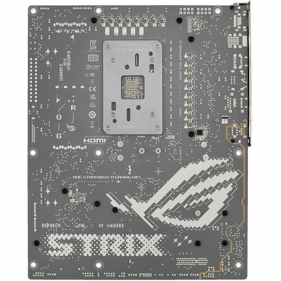 Asus ROG Strix B850-A GAMING WIFI Gaming Desktop Motherboard - AMD B850 Chipset - Socket AM5 - ATX ROGSTRIX B850-AGAMINGWIFI