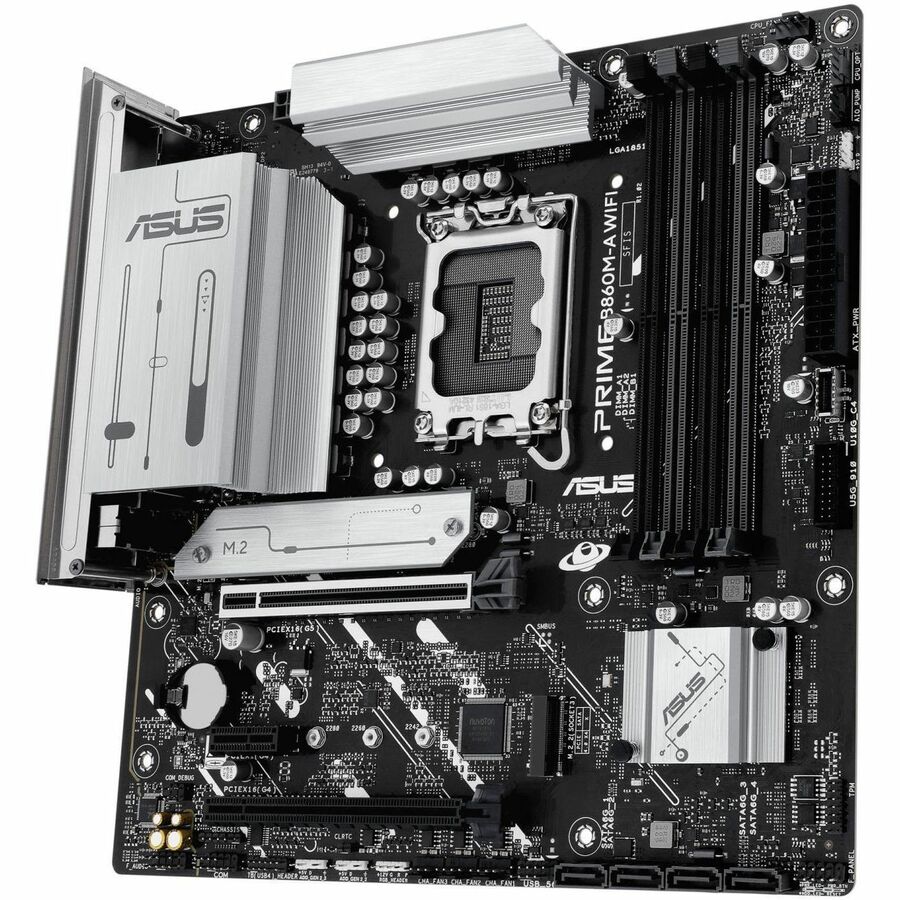 Asus Prime B860M-A WIFI-CSM Desktop Motherboard - Intel B860 Chipset - Socket LGA-1851 - Micro ATX PRIME B860M-A WIFI-CSM