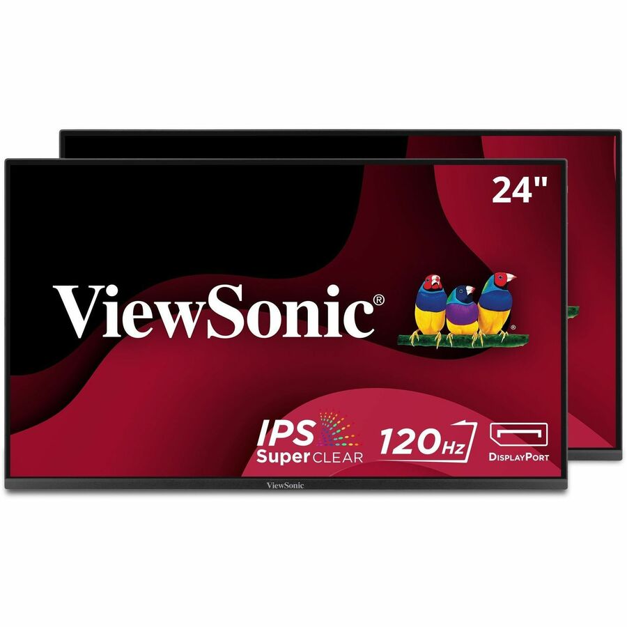 VA2456A-MHD 24" IPS LCD FHD 120Hz Dual Monitor Pack Head-Only Monitors (HDMI, DP, VGA) VA2456A-MHD_H2