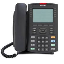 Téléphone de bureau IP Nortel 1230 - Charbon - Boutons d'icônes