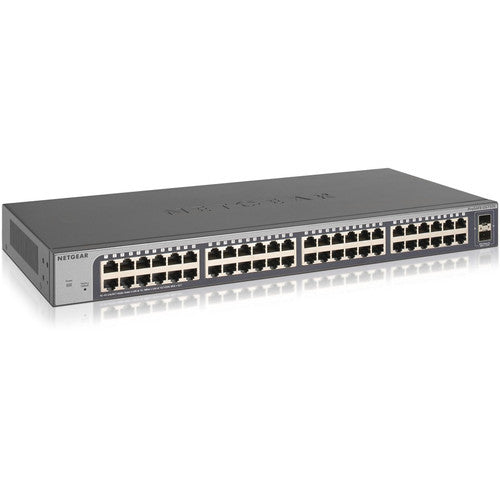 Commutateur Netgear Smart Managed Plus 48 ports Gigabit avec 2 ports SFP (GS750E) GS750E-100NAS
