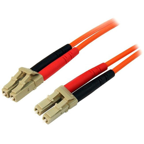 StarTech.com 15m Fiber Optic Cable - Multimode Duplex 50/125 - LSZH - LC/LC - OM2 - LC to LC Fiber Patch Cable 50FIBLCLC15