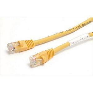 StarTech.com Câble de brassage UTP Cat5e moulé jaune de 6 pieds M45PATCH6YL