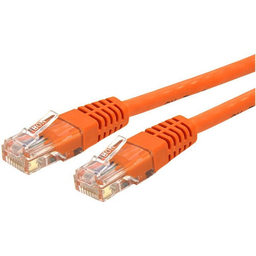 StarTech.com 6ft CAT6 Ethernet Cable - Orange Molded Gigabit - 100W PoE UTP 650MHz - Category 6 Patch Cord UL Certified Wiring/TIA C6PATCH6OR