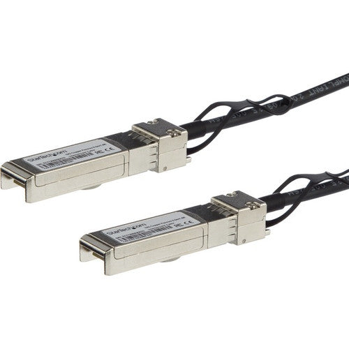 StarTech.com Câble à connexion directe 10G SFP+ vers SFP+ de 0,5 m pour Cisco SFP-H10GB-CU0-5M 10GbE SFP+ DAC en cuivre 10 Gbit/s Twinax passif SFPH10GBC05M