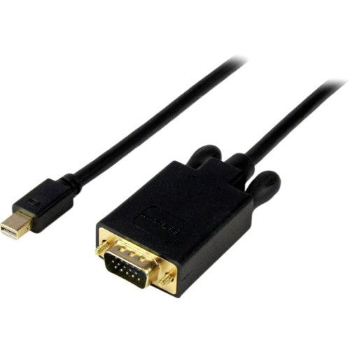 StarTech.com 10 ft Mini DisplayPort™ to VGA Adapter Converter Cable - mDP to VGA 1920x1200 - Black MDP2VGAMM10B