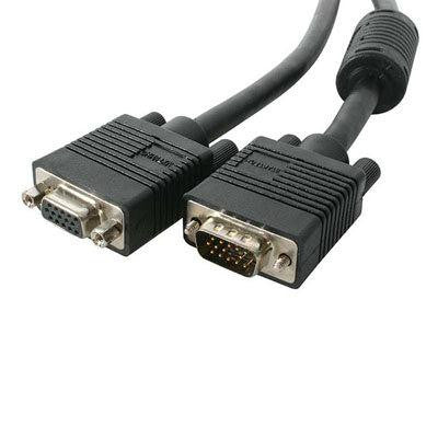 StarTech.com 3 ft Coax High Resolution VGA Monitor Extension Cable - HD15 M/F MXT101HQ3