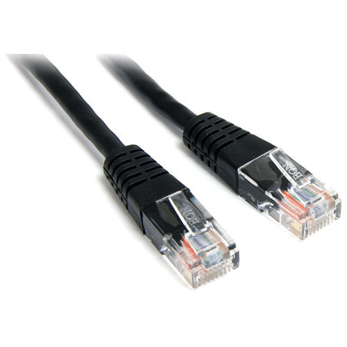 StarTech.com 1 ft Black Molded Cat5e UTP Patch Cable M45PATCH1BK