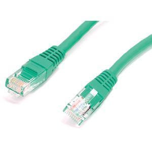 StarTech.com Câble de brassage UTP Cat5e moulé vert de 1 pied M45PATCH1GN