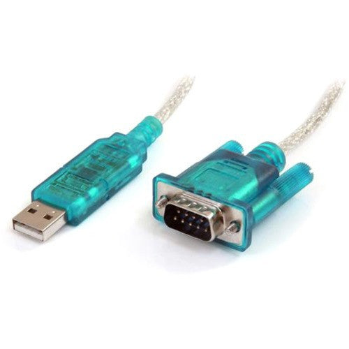StarTech.com Adaptateur USB vers série - Prolific PL-2303 - 3 pieds / 1 m - DB9 (9 broches) - Câble adaptateur USB vers RS232 - USB série ICUSB232SM3