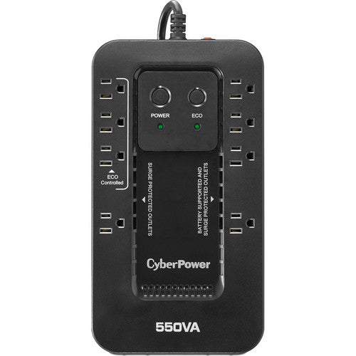 CyberPower UPS Systems EC550G Ecologic - Capacity: 550 VA / 330 W EC550G