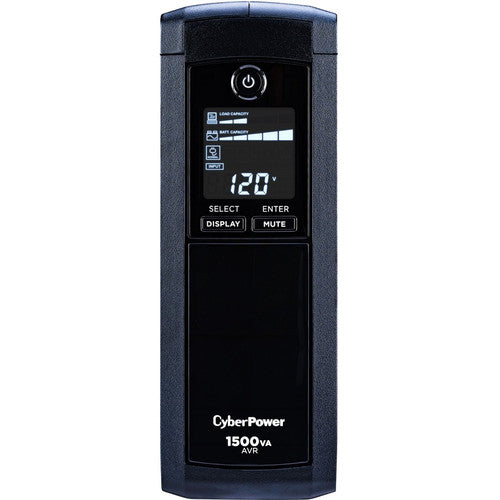 CyberPower UPS Systems CP1500AVRLCD Intelligent LCD - Capacity: 1500 VA / 900 W CP1500AVRLCD