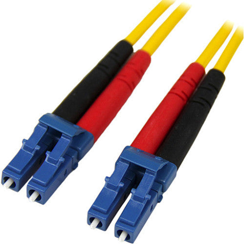 StarTech.com 1m Fiber Optic Cable - Single-Mode Duplex 9/125 - LSZH - LC/LC - OS1 - LC to LC Fiber Patch Cable SMFIBLCLC1