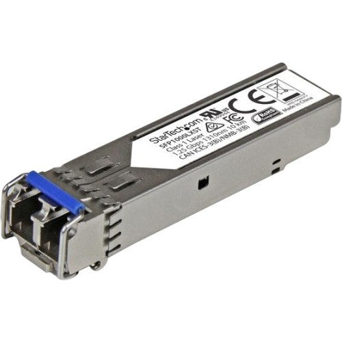 StarTech.com MSA Uncoded SFP Module - 1000BASE-LX - 1GE Gigabit Ethernet SFP 1GbE Single Mode Fiber (SMF) Optic Transceiver - 10km DDM SFP1000LXST