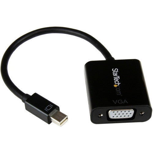 StarTech.com Mini DisplayPort to VGA Adapter - DisplayPort 1.2 - 1080p - Thunderbolt to VGA Monitor Adapter - Mini DP to VGA MDP2VGA2