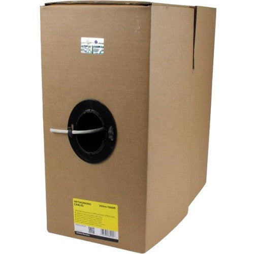 StarTech.com 1000 ft Roll of Gray Plenum CMP Cat 6 Solid UTP Bulk Cable WIRC6CMPGRY