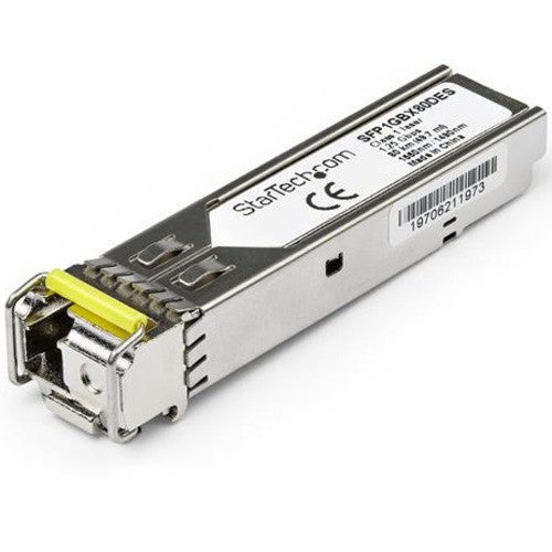 StarTech.com Module SFP compatible Dell EMC SFP-1G-BX80-D - 1000BASE-BX-D - Fibre BiDi Gigabit Ethernet 10 GbE (SMF) SFP1GBX80DES