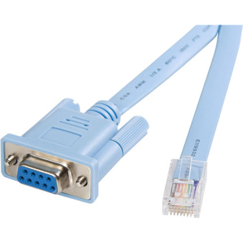 Câble de routeur de console Cisco StarTech.com - RJ45 (m) - DB9 (f) - 6 pieds DB9CONCABL6