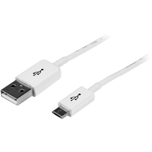 StarTech.com Câble micro USB blanc de 0,5 m - A vers Micro B USBPAUB50CMW