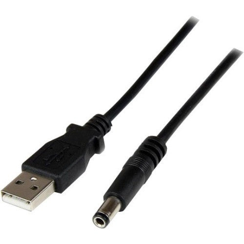 Star Tech.com 2m USB to Type N Barrel Cable - USB to 5.5mm 5V DC Power Cable USB2TYPEN2M