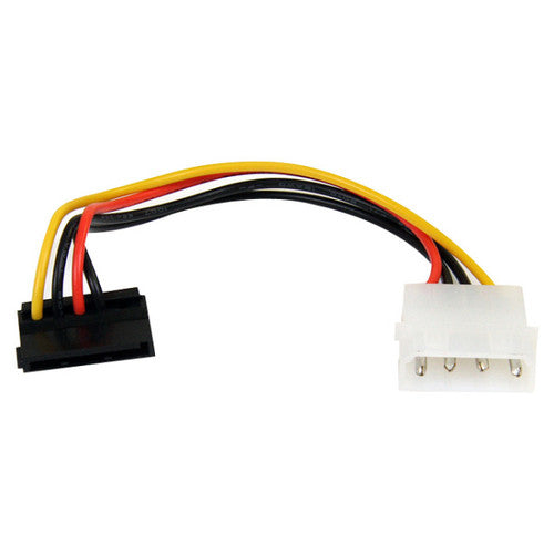 Star Tech.com 6in 4 Pin LP4 to Right Angle SATA Power Cable Adapter SATAPOWADAPR