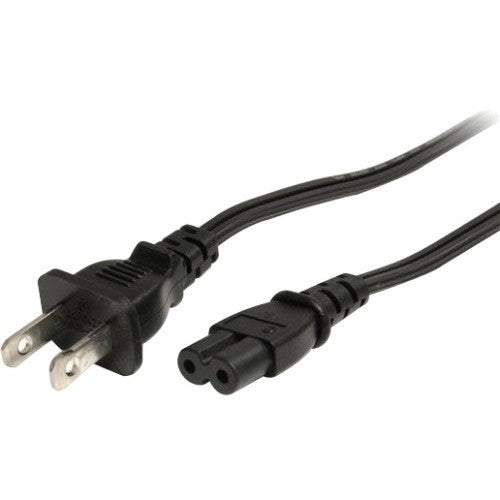 StarTech.com 6ft (2m) Laptop Power Cord, NEMA 1-15P to C7, 10A 125V, 18AWG, Laptop Replacement Power Cord, Power Brick Cable, UL Listed PXT101NB